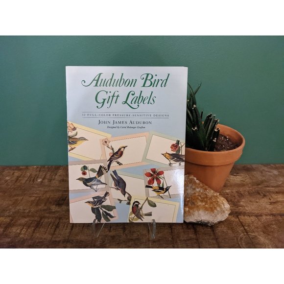 Games Vintage Audubon Bird Gift Labels Book 1992 Poshmark